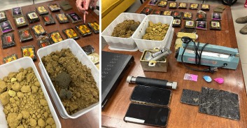 נדיר: המשטרה חשפה ברחובות "מפעל לייצור חשיש"