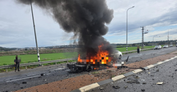 גבר נהרג בפיצוץ רכב סמוך לנהלל