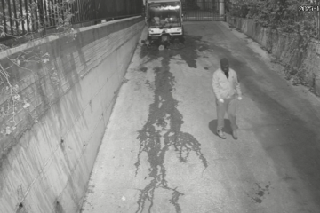 צפו בסרטון: הצתת רכב טיאוט של עיריית עראבה בצפון