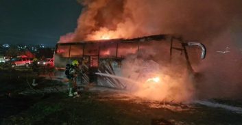 שוב: רימון לעבר משרדי חברת האוטובוסים משפרעם שסובלת מהצתות