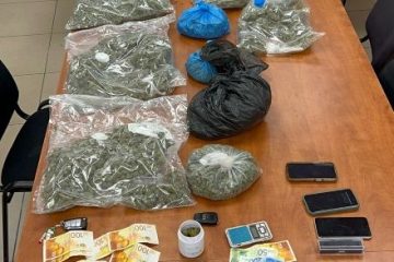 נשר: נעצרו בדירת סמים עם 19 ק"ג קנאביס ו-6 ק"ג מריחואנה