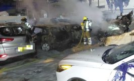 באר טוביה: שני עצורים בחשד לפיצוץ רימון והצתת רכבים במגרש מכוניות