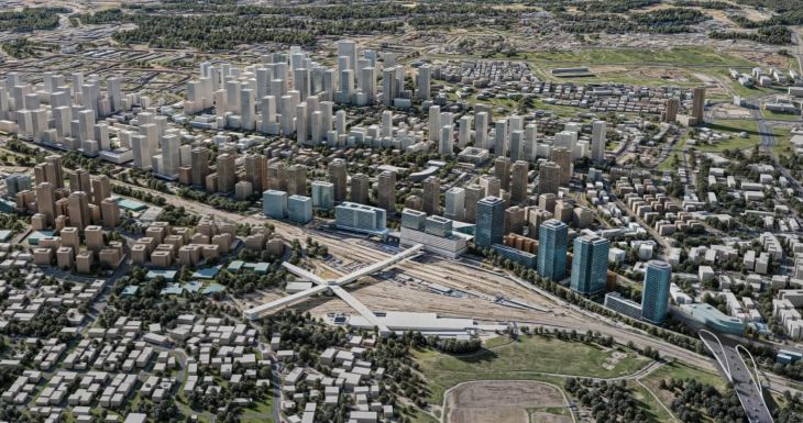 תוכנית לוד דרום הדמיה : משרד כהן וינד ושות' אדריכלות ותכנון ערים.