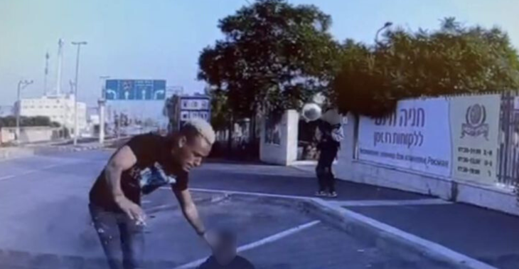 תקיפה מילואימניק עזה מאבטח רמב"ם