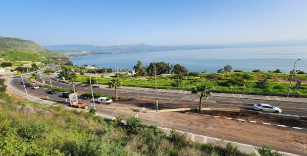 זה הסכום שמשרד התחבורה הקצה לתיקון הנזק בכביש הכניסה לטבריה