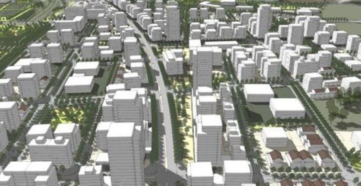 סירקין. פרויקט מחנה סירקין הדמיה: ארי כהן אדריכלות ובינוי ערים  