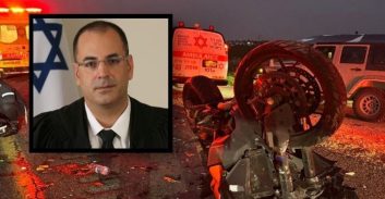 בני שגיא, נשיא בית המשפט המחוזי ב"ש נהרג בתאונת אופנוע קטלנית
