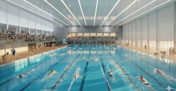 החלק העיצובי אושר: כך ייראה פרויקט הבריכות האולימפי בהדר יוסף