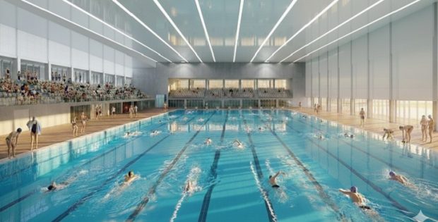 החלק העיצובי אושר: כך ייראה פרויקט הבריכות האולימפי בהדר יוסף