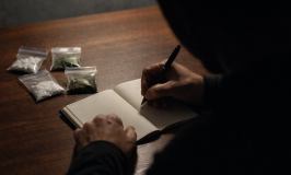 יומן העסקאות שהפליל את תושב עוספיה בהפעלת תחנת סמים בביתו