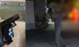 טובא-זנגריה: ניסוי כלים עם רובה בחצר וסרטון מפליל בהחזקת אקדח