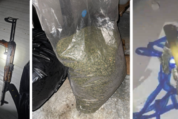 ירכא: לוחמי מג"ב חשפו מעבדת-סמים, טיל לאו ומצבור תחמושת ליד מתחם-קניות