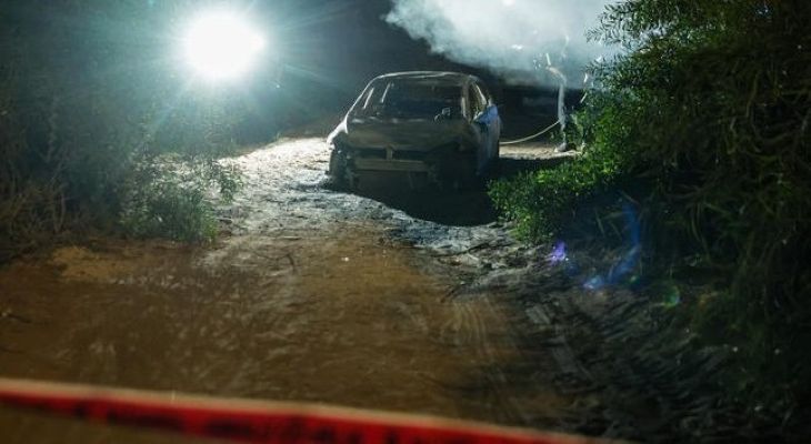 הצתה רכב שרוף פלאש 90