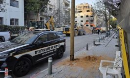 עיריית ת"א-יפו סוללת מחדש כביש שניזוק מפגיעת טיל איראני