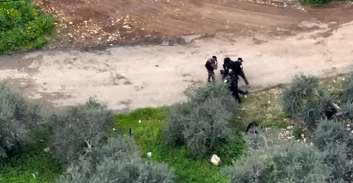 תיעוד מהאוויר ומהקרקע: כך נלכד נאשם בהחזקת אמל"ח בכפר כנא