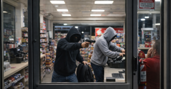 אישום: שני צעירים מחדרה שדדו באיומי אקדח חנות נוחות בתחנת דלק