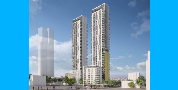 רמת גן: שני מגדלים בני 45 קומות במקום תשעה מבנים ישנים