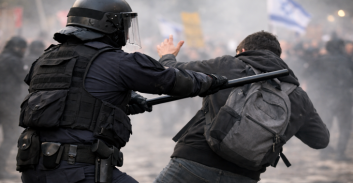 כתב אישום: שוטר היכה אזרח באלה בכניסה להר-הבית וגרם לשבר בידו