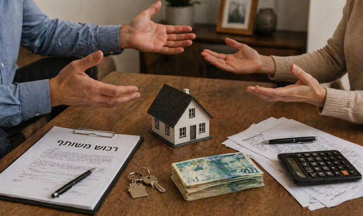 חלקות רכוש מזונות גירושים 