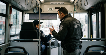 אישום: שוטר יס"מ תקף נהגת אוטובוס והותיר אותה שרועה על הקרקע