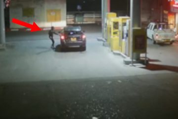 אישום: גנב רכב שנותר מונע בתחנת-דלק ויצא לבצע ירי למטרות סחיטה