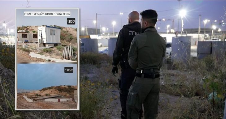 פרוטקשן חורה אתר שמירה הריסה חיצונית 