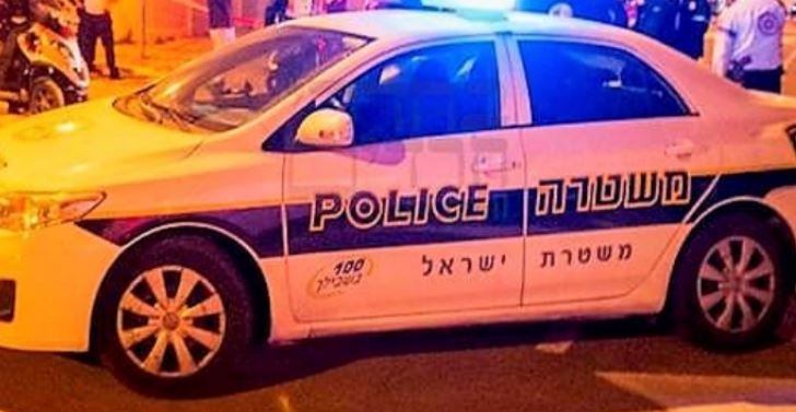 ניידת משטרה זירה פלאש 90