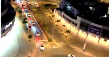 "נחשול" ברמלה: המשטרה מפגינה נוכחות ניידות בליווי מסוק ליד ג'ואריש