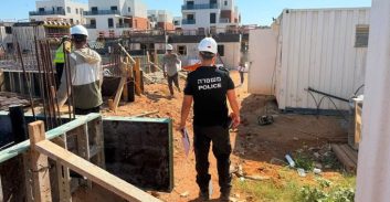 הופסקו עבודות באתרי בנייה של "גרינברג נירים" חמישה מעורבים עוכבו לחקירה