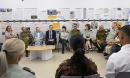 הנשיא הרצוג ורעייתו ביקרו בקרייה המשפטית הצבאית בבית ליד