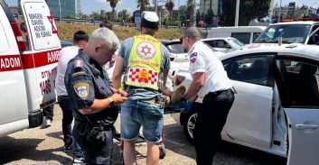 מוכר למשטרה נפצע מירי בחדרה