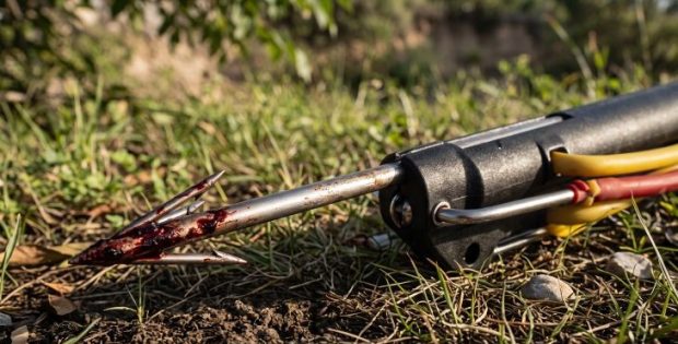 כתב אישום: תושב השרון ירה באביו עם רובה דיג וחץ מאולתר