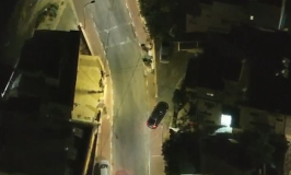 צילום מהרחפן: פסול נהיגה שנשפט לעבודות שירות תועד נוהג שוב