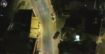 צילום מהרחפן: פסול נהיגה שנשפט לעבודות שירות תועד נוהג שוב