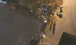 צפו: רחפן משטרתי מסייע לשוטרים לתפוס חשוד שזרק אקדח בנצרת
