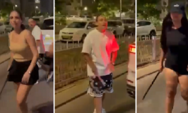 אישום: קצינת שב"ס התעמתה על חניה עם צעיר, אחיותיה תקפו אותו באלות