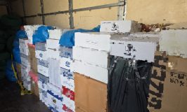 משטרת עירון תפסה משאית עמוסה בסיגריות וטבק בשווי 1.2 מיליון שקל