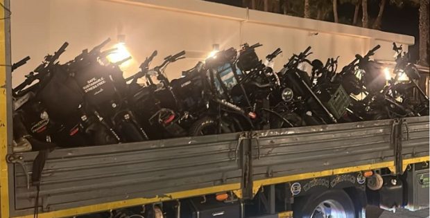 המספרים במבצע תנועה במרחב ירקון: 58 אופניים וקורקינטים הוחרמו