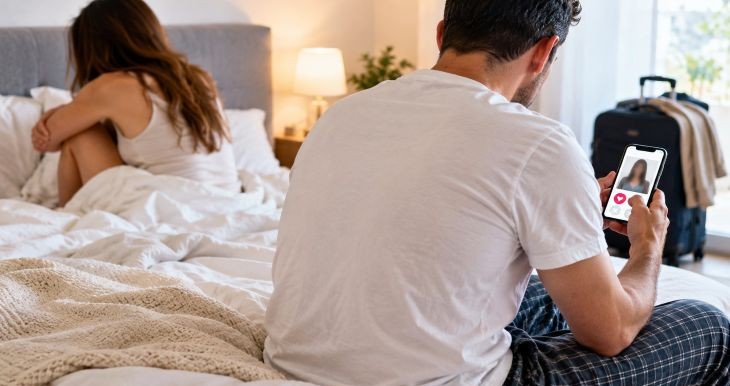 אילוסטרציה AI זוגיות במשבר נישואים קרסו אתר היכרויות 