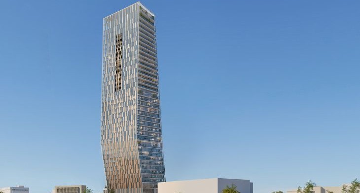 המגדל ליד בית רומנו משה צור אדריכלים בוני ערים בע"מ