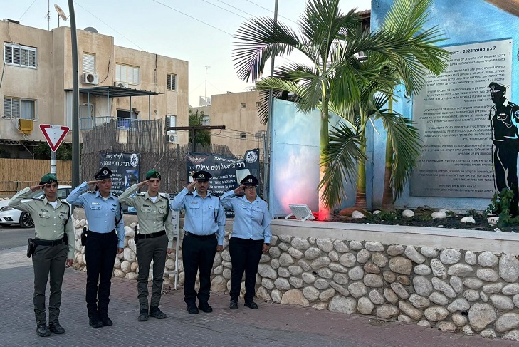 לזכר גיבורי ה-7 באוקטובר: המשטרה בדקה דומיה בכל זירות הלחימה