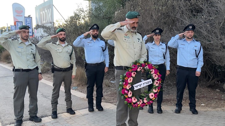 לזכר גיבורי ה-7 באוקטובר: המשטרה בדקה דומיה בכל זירות הלחימה