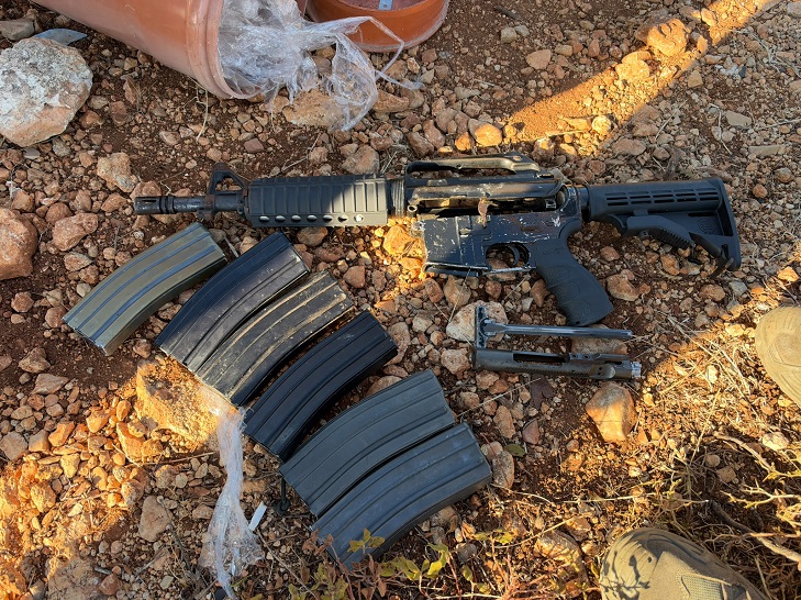 צפו: מצבור אמל"ח חריג נתפס במהלך פעילות נגד ארגון אבו-לטיף בצפון